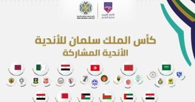 رياضة – مواعيد مجموعات البطولة العربية للأندية.. الزمالك ضد النصر السعودى 3 أغسطس