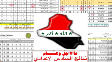 رسميا إعلان نتائج امتحانات السادس الابتدائي في جميع المحافظات العراقية pdf بالاسم والرقم الإمتحاني – البوكس نيوز