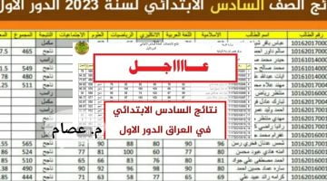 نتائج السادس الابتدائي 2023 نينوى وديالى والرصافة وجميع المحافظات – البوكس نيوز