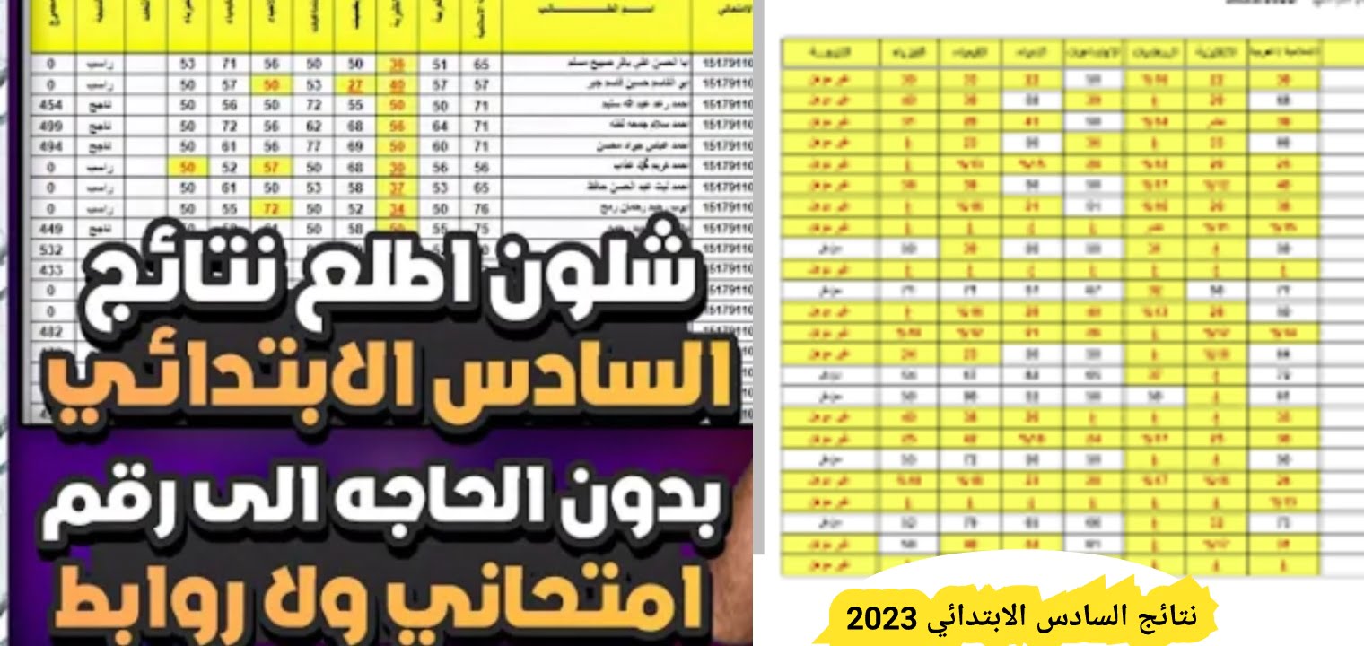 نتائج السادس الابتدائي البصرة 2023 دور اول رسمياً بالخطوات – البوكس نيوز