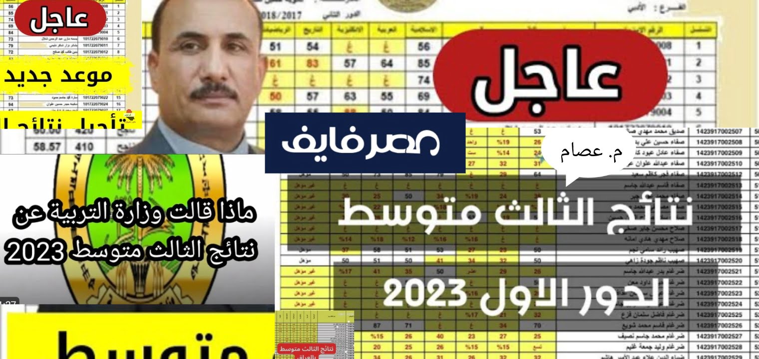 نتائج الثالث متوسط 2023 الدور الاول موقع نتائجنا واسط وبغداد والكرخ – البوكس نيوز