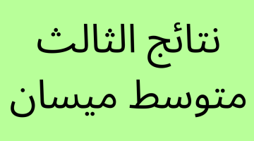 نتائج الثالث متوسط ميسان بالرقم الامتحاني موقع ناجح وموقع نتائجنا – البوكس نيوز