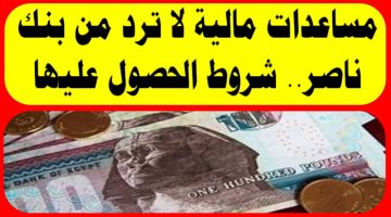 الان – شروط وإجراءات الحصول على مساعدات مالية من بنك ناصر الاجتماعي بدون مقابل – البوكس نيوز