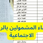 كشوف المشمولين بالرعاية الاجتماعية في العراق - ابحث عن اسمك وحالة طلبك