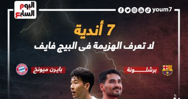 رياضة – 7 أندية لا تعرف الهزيمة فى الدوريات الأوروبية الكبرى الموسم الحالى.. إنفوجراف