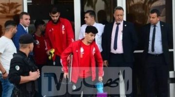 رياضة – وصول منتخب الخضر إلي الجزائر بعد التعادل المثير مع الفراعنة