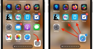 تكنولوجيا  – كيفية نقل عدة تطبيقات في وقت واحد على iPhone.. اعرف الخطوات