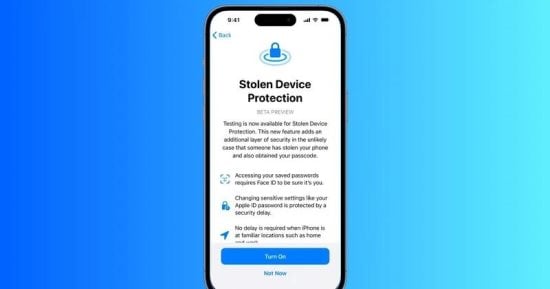 تكنولوجيا  – خطوات.. كيفية تمكين ميزة حماية الأجهزة المسروقة على iPhone