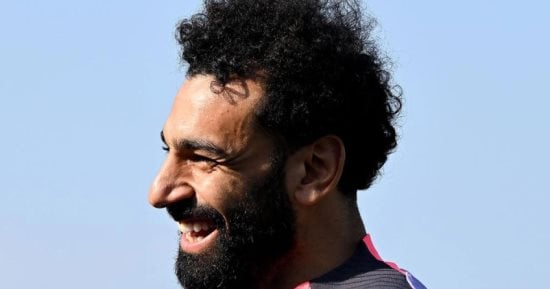 رياضة – الإبتسامة تعلو وجه محمد صلاح في تدريبات ليفربول.. صور