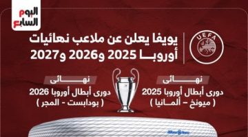 رياضة – تعرف على ملاعب نهائيات البطولات الأوروبية الكبرى.. إنفوجراف