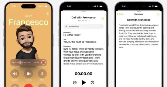 تكنولوجيا  – iOS 18 سيتيح تسجيل المكالمات التليفونية.. لكن بشرط