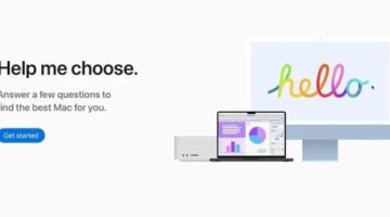تكنولوجيا  – أبل تطلق موقع “ساعدنى فى الاختيار” للعثور على جهاز Mac المناسب