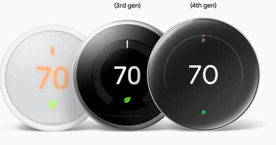 تكنولوجيا  – جوجل تطلق منظم الحرارة Nest Thermostat بواجهة مستخدم محسنة وشاشة “بدون حدود”