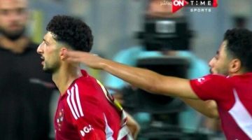 وسام أبو علي يضع الأهلي في المقدمة أمام المصري بالدوري «فيديو»