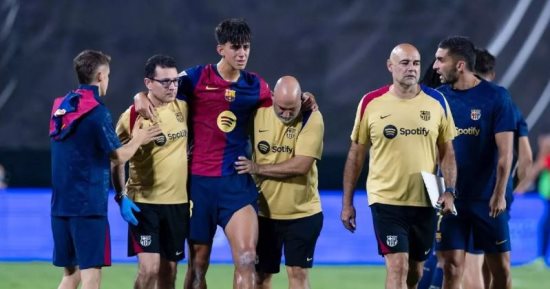 رياضة – رايو فاليكانو ضد برشلونة.. إصابة مارك بيرنال لاعب البارسا بالرباط الصليبى