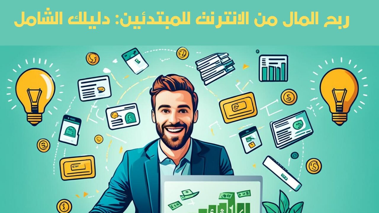 ربح المال من الانترنت للمبتدئين: دليلك الشامل