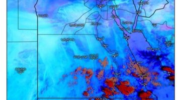 حالة الطقس الآن.. أمطار رعدية مصاحبة لـ رياح مثيرة على هذه المناطق