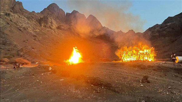 الحملة الأمنية بالصبيحة تداهم أوكار المهربين في مديرية المضاربة ورأس العارة