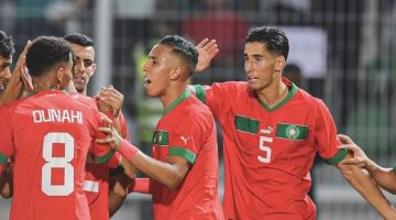 رياضة – منتخب المغرب يكتسح ليسوتو 5-0 فى شوط أول نارى بتصفيات أمم أفريقيا