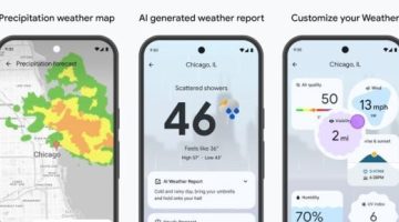 تكنولوجيا  – تعرف على تطبيق الطقس المدعوم بالذكاء الاصطناعى من جوجل