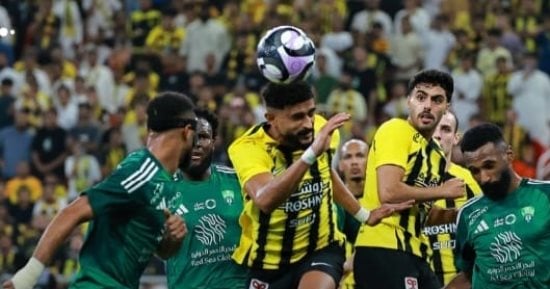 رياضة – الاتحاد ضد الأهلي.. العميد يتقدم 1-0 في الشوط الأول بديربى جدة